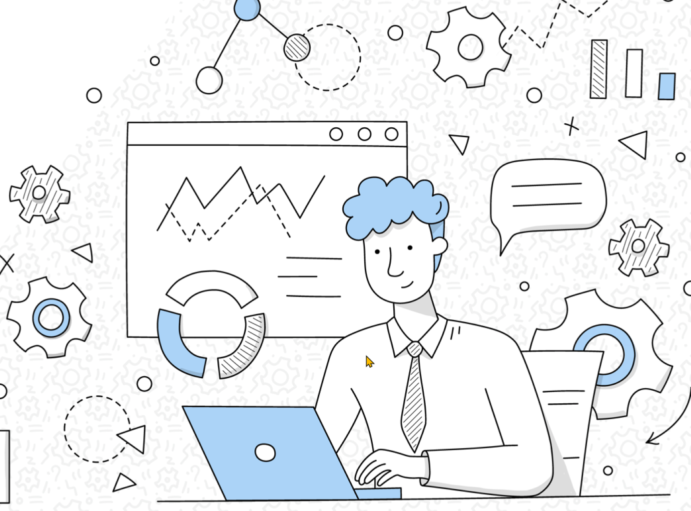 Calm and reliable technology visual